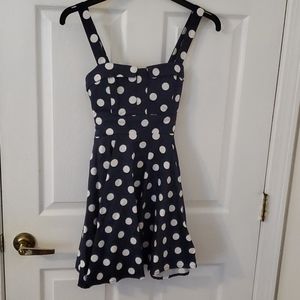 1950's style polka-dot dress